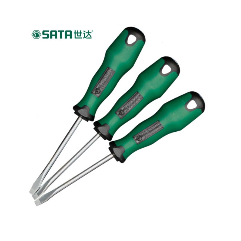 世达(SATA) T系列一字形螺丝批起子 5*200mm 63410 货期5-10天高清大图