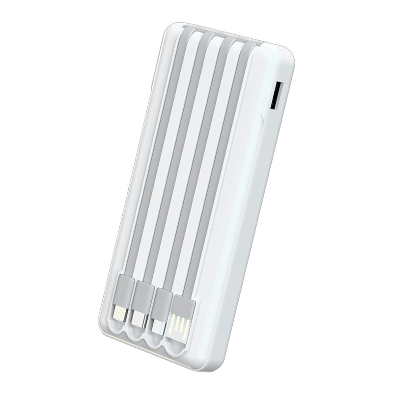 DP久量 吸盘式自带线移动电源10000mAh(一拖四) DP-0386 自带四线 快速充电!高清大图