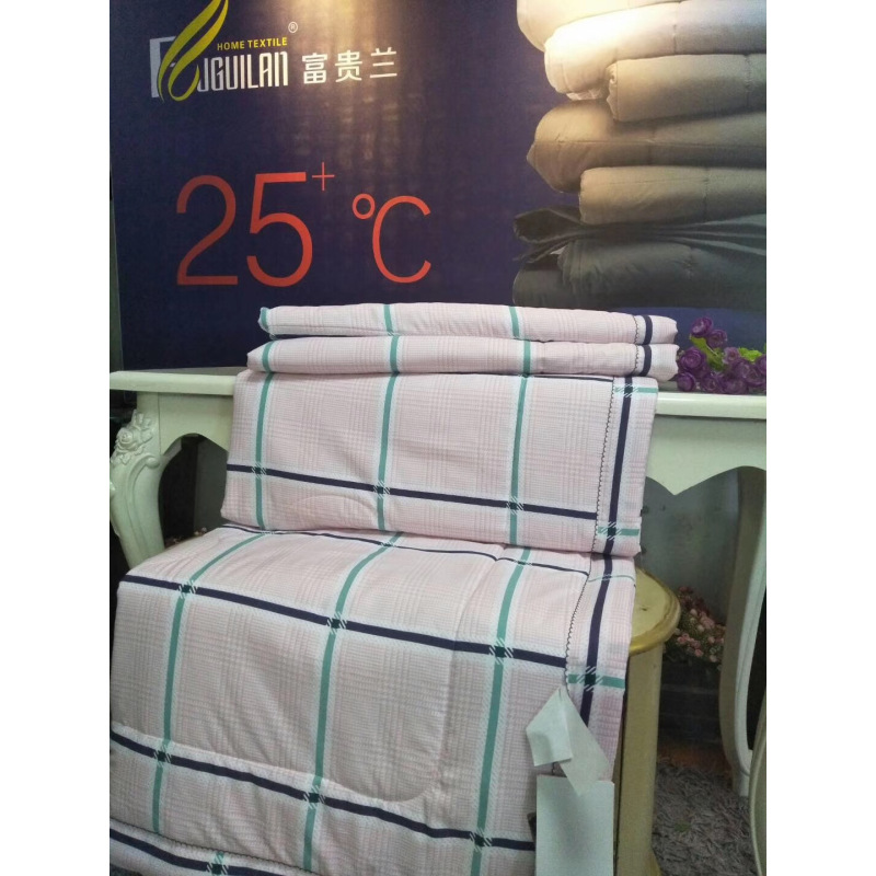 多色#富贵兰家纺冰丝绸夏凉被空调被薄被子春秋被夏天被