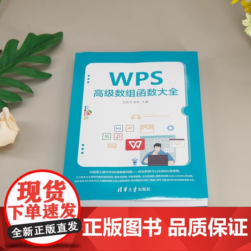出版社直供]WPS高级数组函数大全 吕洪飞 等 编 清华大学出版社 WPS表格新功能 动态数组与LAMBDA类函数的探讨高清大图