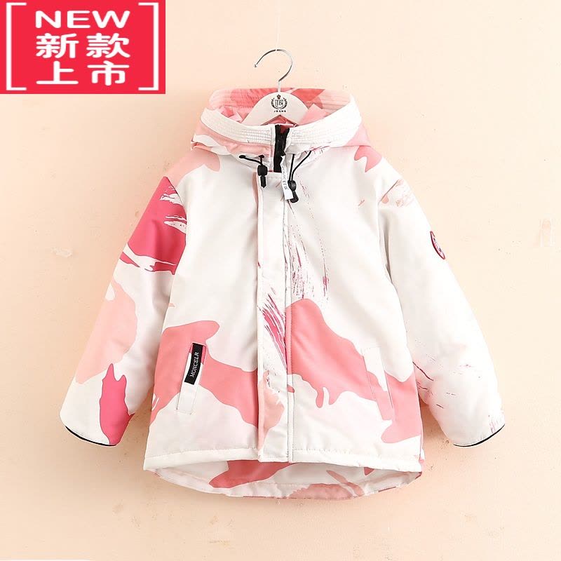 可莉允女童羽绒服冬2022新款男童儿童中大童加厚连帽棉服洋气xn-0072A图片