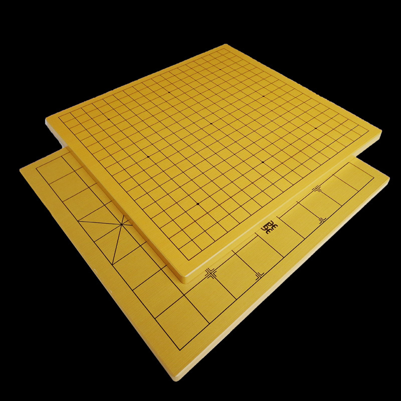木质围棋盘楠竹棋盘双面五子棋盘象棋实木1319路防水棋盘913路双面