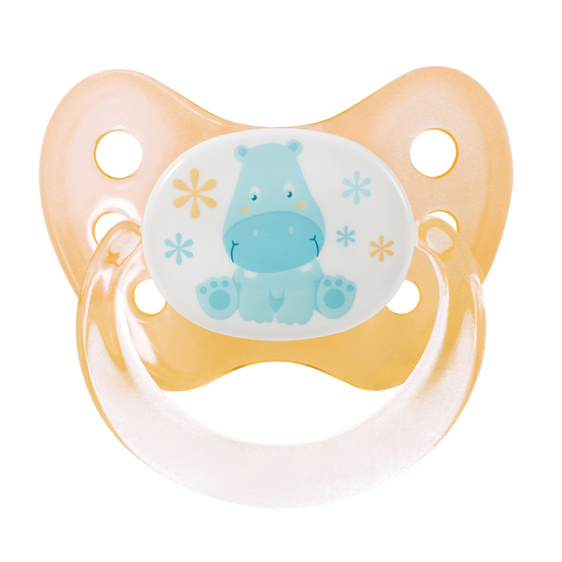 dentistar安抚奶嘴德国进口柔软硅质拒绝畸形设计06个月宝宝一只装