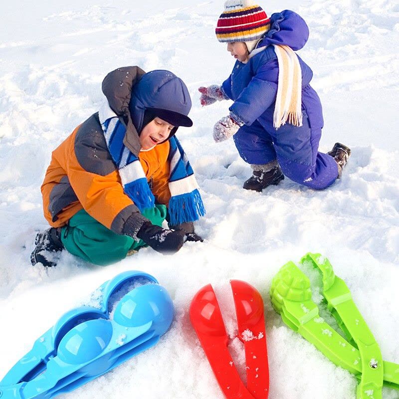 儿童雪球夹子发射器打雪仗雪球勺工具堆雪人玩雪神器套装玩具图片