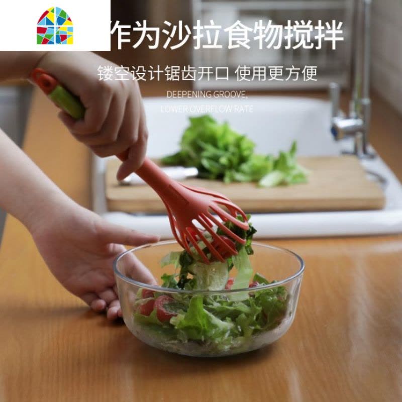 多功能优质尼龙手动打蛋器搅蛋器捞蛋器捞面厨房食品夹烧烤夹工具 FENGHOU 蓝色图片