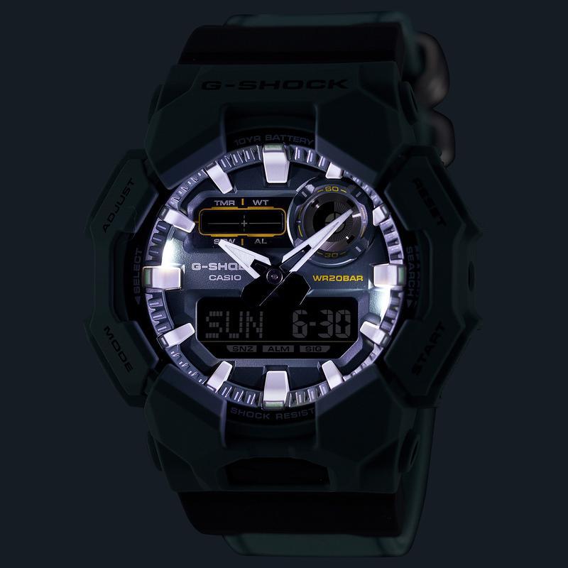 卡西欧(CASIO)多功能环保男士石英手表耐用防震长续航商务休闲两用防水户外运动表