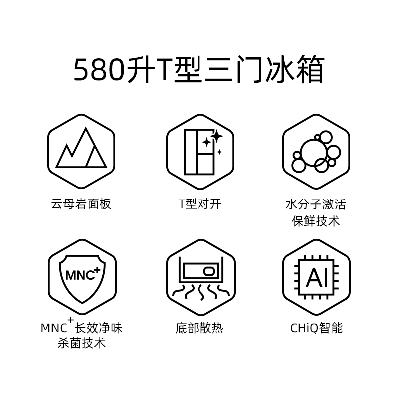美菱冰箱BCD-580WQ3D