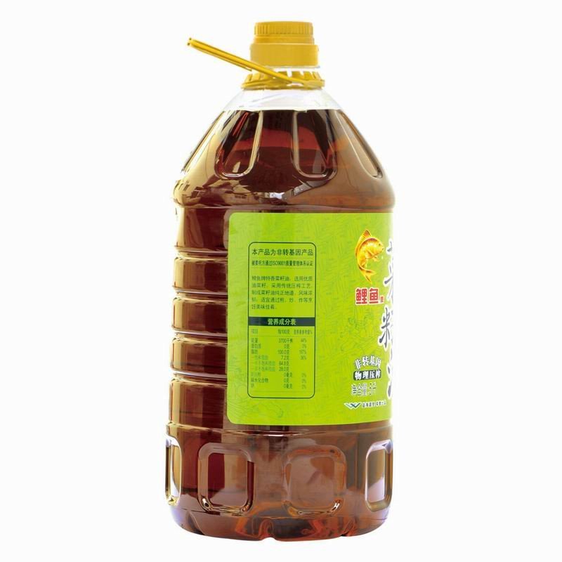 鲤鱼牌特香菜籽油5L(非转压榨)