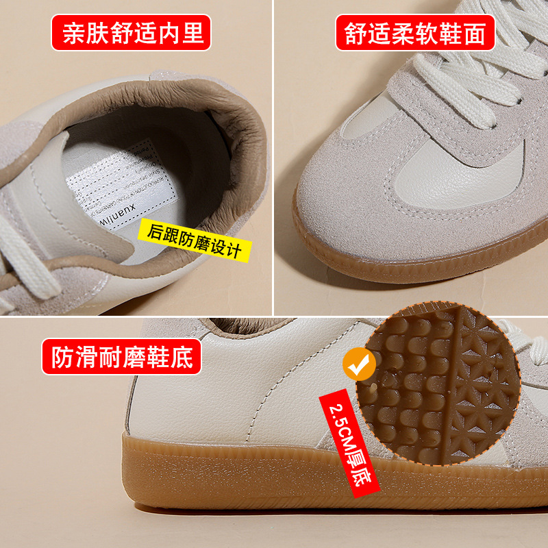 时言(SHIYAN)休闲鞋女2026春季新款网红女鞋潮流平底女士板鞋高清大图