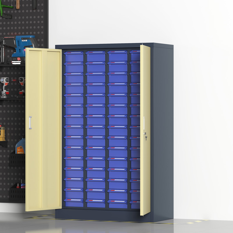 臻远 ZYLJG-W58 零件柜 60抽蓝色带门大号 778*360*1294高清大图