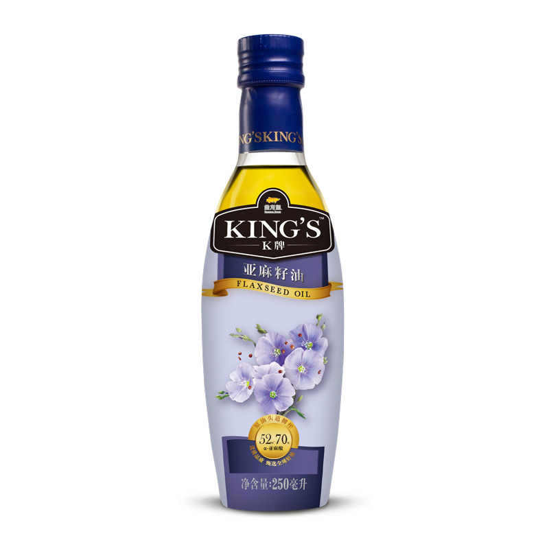 金龙鱼KINGS亚麻籽油250ml*2
