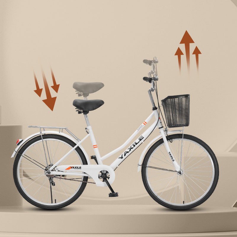 自行车女款通勤轻便单车上班女士代步成人24寸26寸大学生男士大人