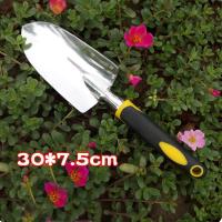 家用园艺工具套装种植菜种花小铲子阳台养花工具花园盆栽松土花铲 黄黑柄【大铲】