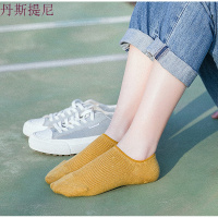 袜子女短袜浅口韩国可爱纯棉船袜女夏天低帮隐形袜套薄款硅胶防滑