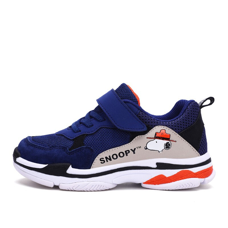 史努比童鞋男童运动鞋春季儿童运动鞋透气防滑男童鞋中大童鞋