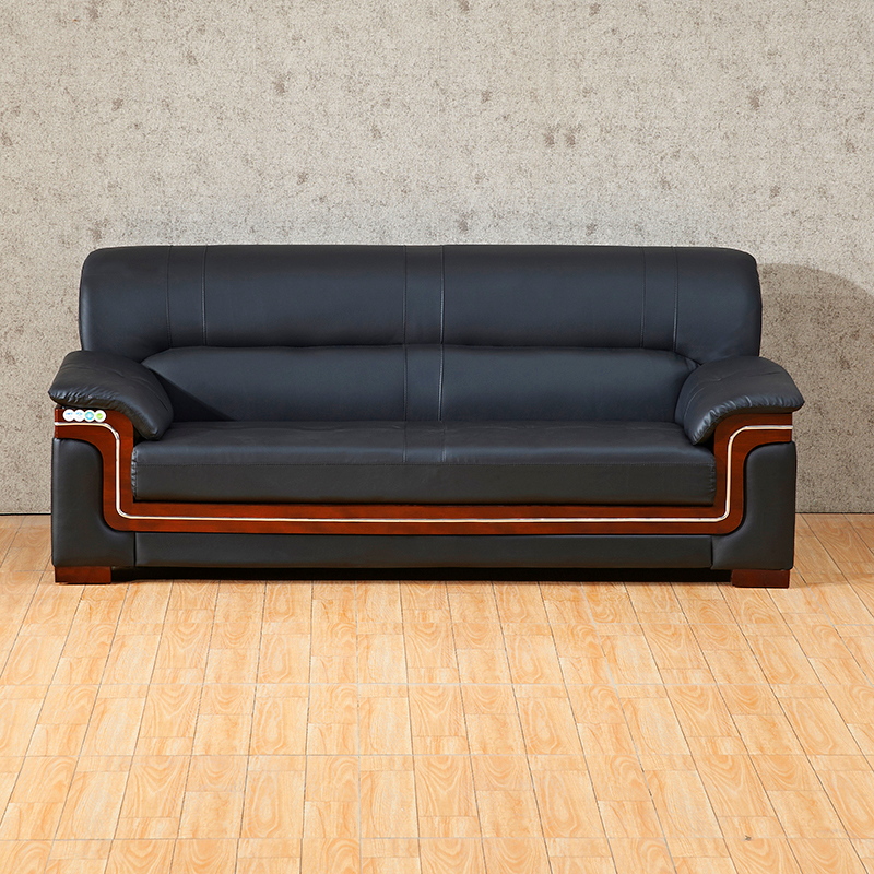 三能 办公家具办公沙发茶几组合商务单人接待室简约现代会客三人位办公室沙发 三人位