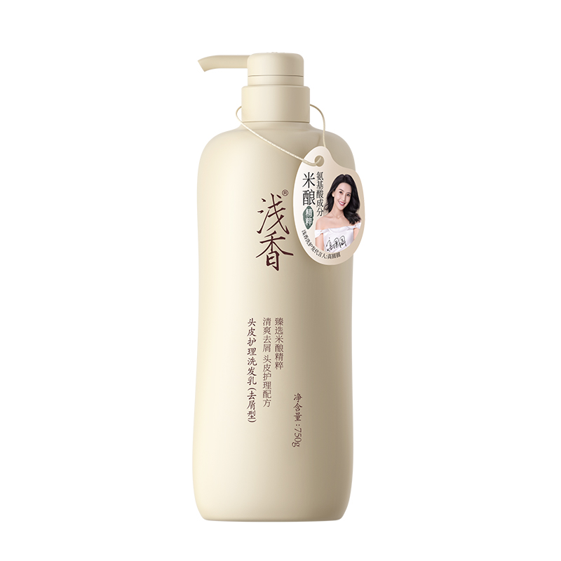 浅香 米酿头皮护理洗发乳(去屑型)-净爽750g高清大图