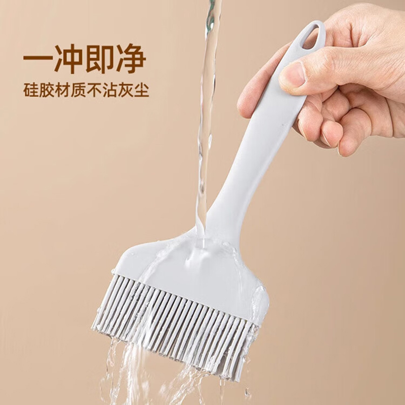3M 大号硅胶油刷长21cm*9cm 食品级刷子烘焙油刷烧烤调料刷辅食工具[2只装]高清大图