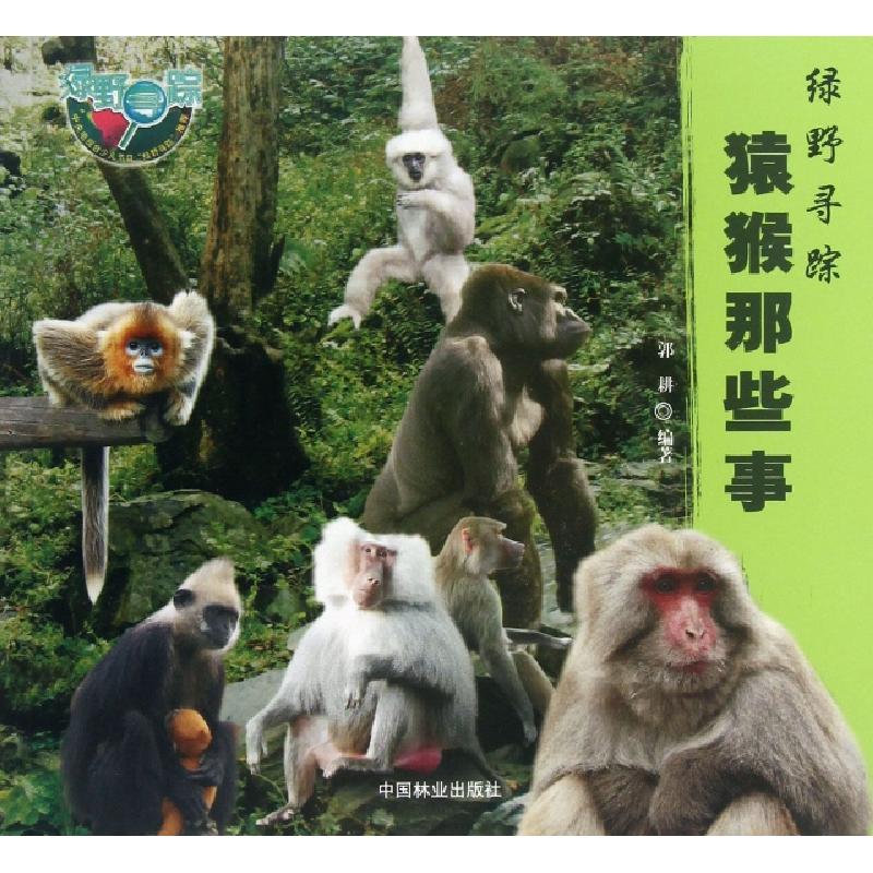 正版新书]猿猴那些事/绿野寻踪郭耕编著 著 郭耕编著 编 郭耕编高清大图