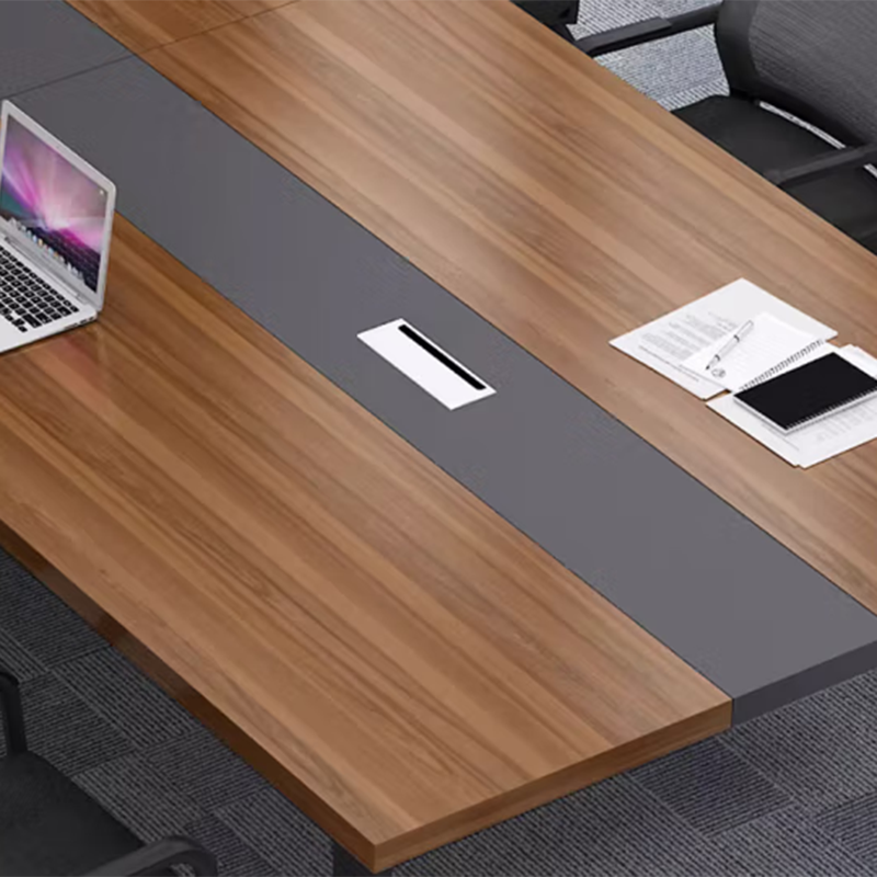 鑫金虎会议桌长条桌洽谈桌I4 2400*1200*750mm高清大图