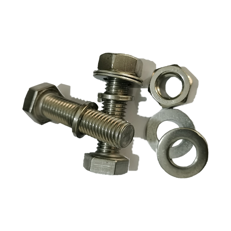 立伟铁牛不锈钢螺栓(含1母1弹垫2平垫)M14*55套高清大图