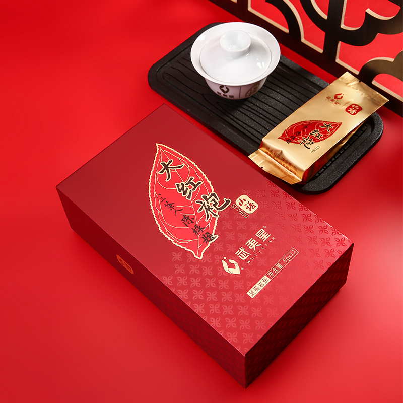 武夷星山语大红袍系列大红袍sy1800盒装武夷岩茶武夷山茶叶96g参数