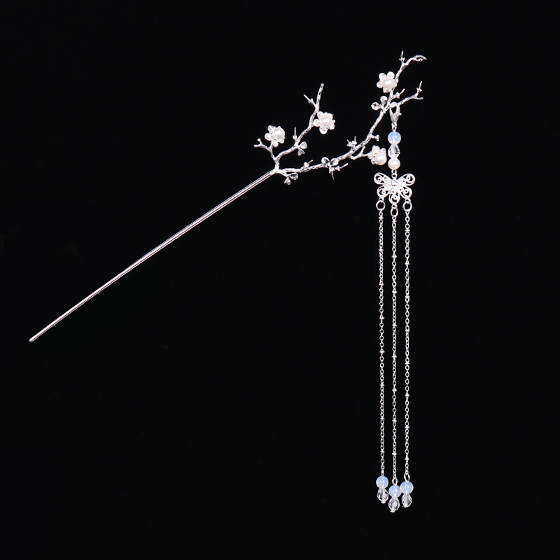 古风发簪步摇 仙气流苏汉服头饰古典气质发钗古装发饰复古饰品女