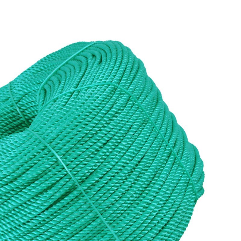 工霸(GONGBA)绳子捆绑绳尼龙绳手工编织3股绿色 铁路常用 10mm 100米