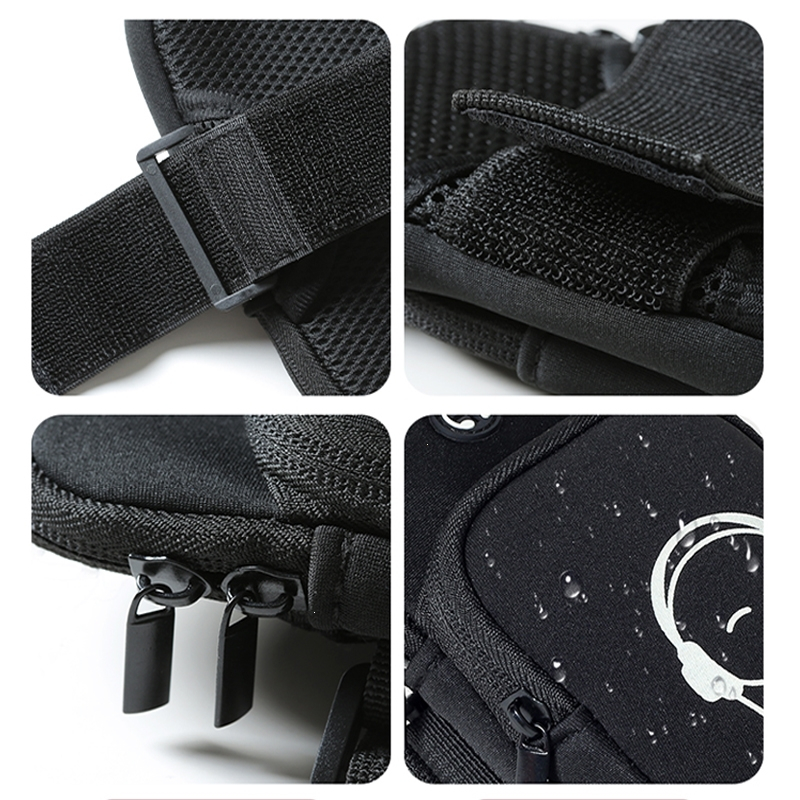 闪电客跑步手机袋臂包手臂手腕男款女士专用装备手机包健身运动手机臂