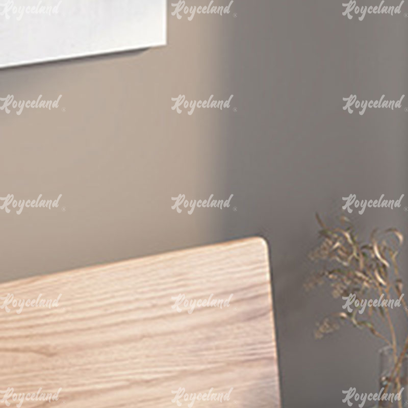 洛诗莲 (RoyceLand) 简约白蜡木实木床原木风单人床1.8米含两个床头柜高清大图