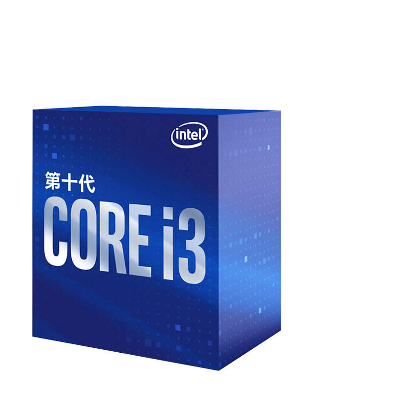 英特尔(Intel)i3-10100 酷睿四核 盒装CPU 处理器