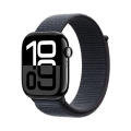 MX283CH/B Apple Watch S10 GPS 46 毫米亮黑色铝金属表壳 浓墨色回环式运动表带