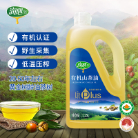 润心RunXin有机油茶籽油山茶油1.25L 低温压榨食用茶籽油健康粮油日期新鲜超市同款工厂直营