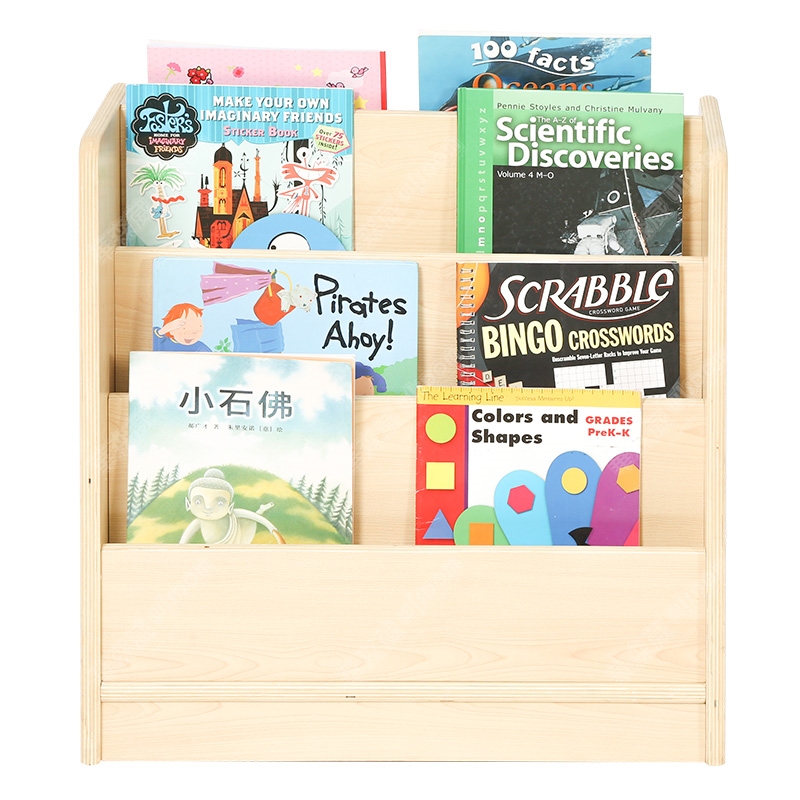 华森葳儿童家具 实木系统图书柜 双面系统图书柜高清大图