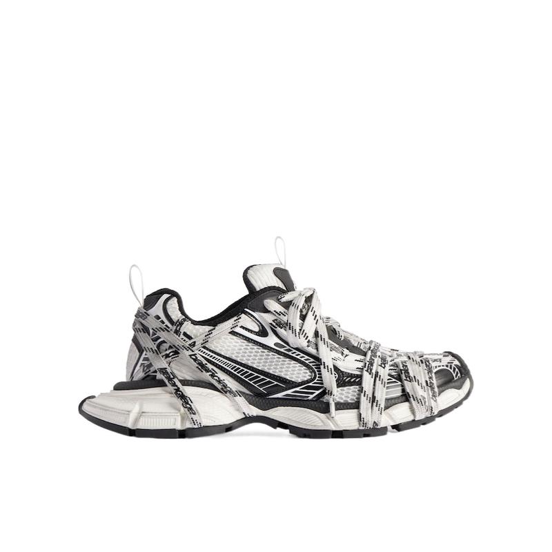 巴黎世家(Balenciaga)女跑步鞋系带做旧蕾丝反光运动休闲鞋