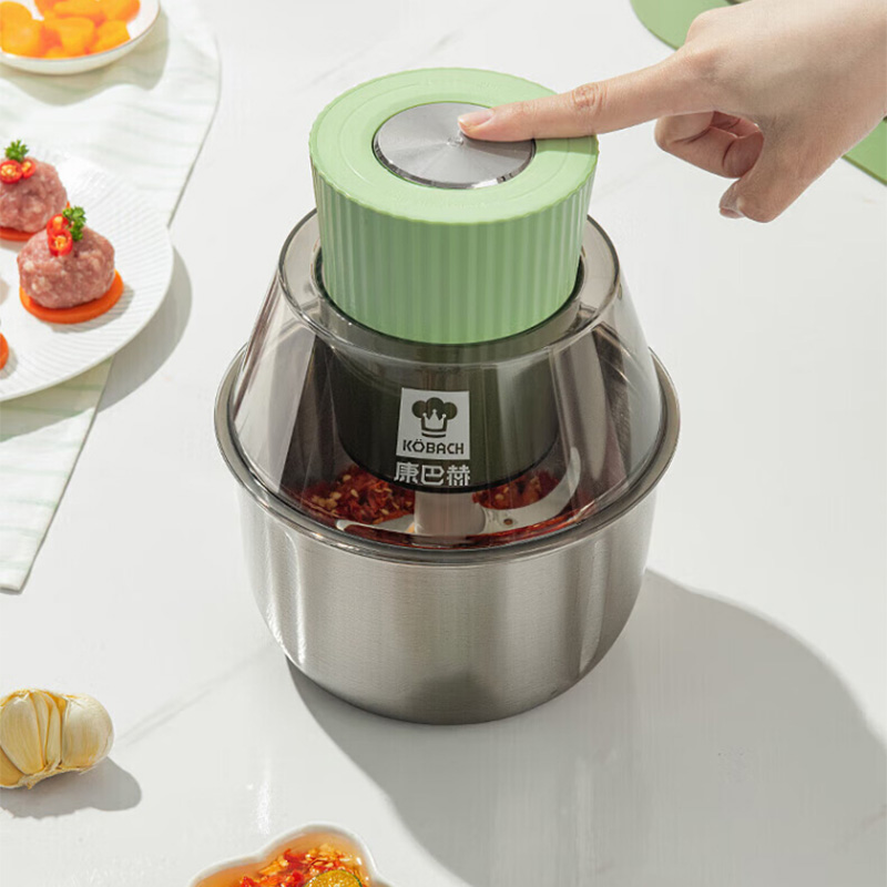 康巴赫绞肉机1.8L均匀切割坚固耐用KJS-331(颜色随机)高清大图