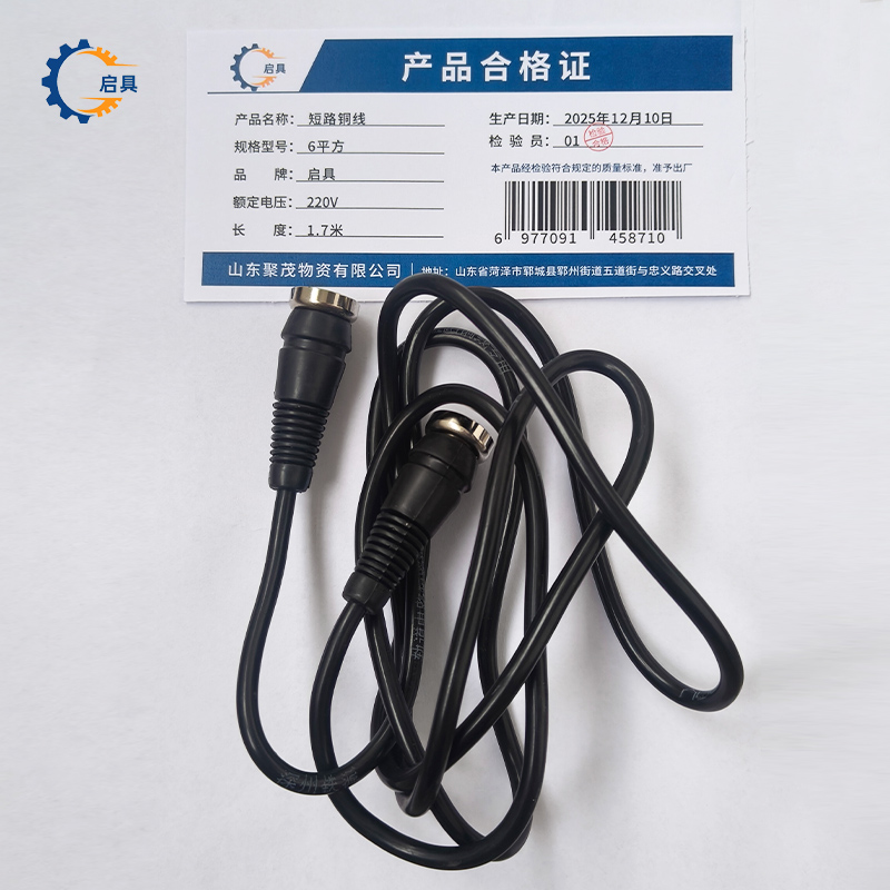 启具短路铜线 6平方 根高清大图