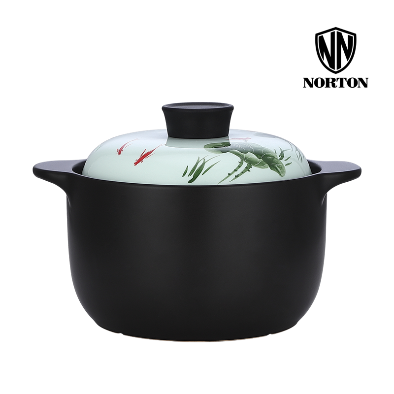 诺顿NORTON荷塘月色养生陶瓷汤煲 3THTYS3000高清大图