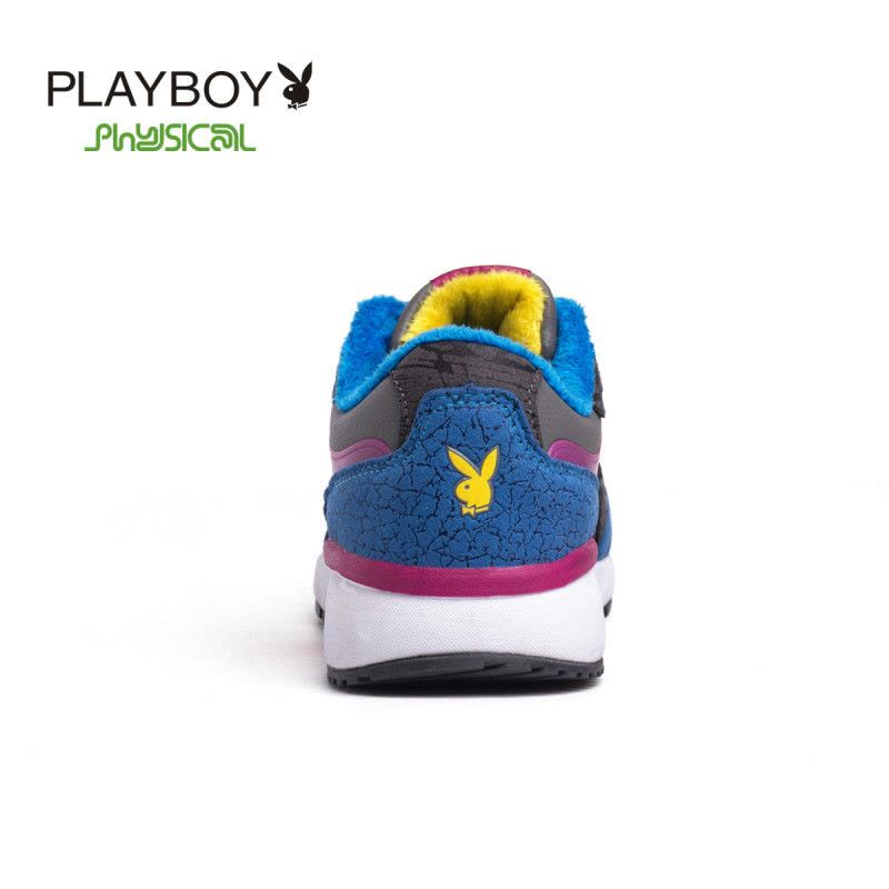 花花公子(PLAYBOY)运动鞋女鞋跑步鞋新款保暖休闲鞋女生旅游鞋子 女图片