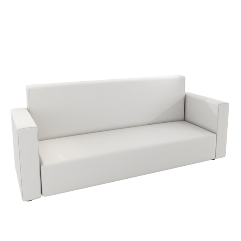 智叶舟商务沙发三人位180*75*80cm张高清大图