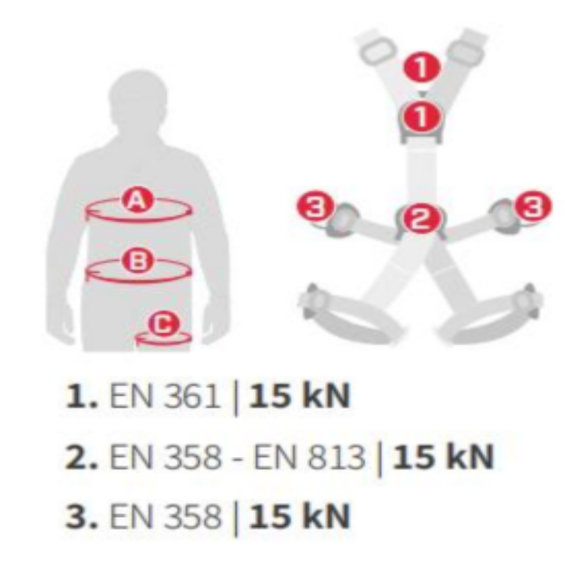 加安和诺全身安全带Climber-MAIA高清大图