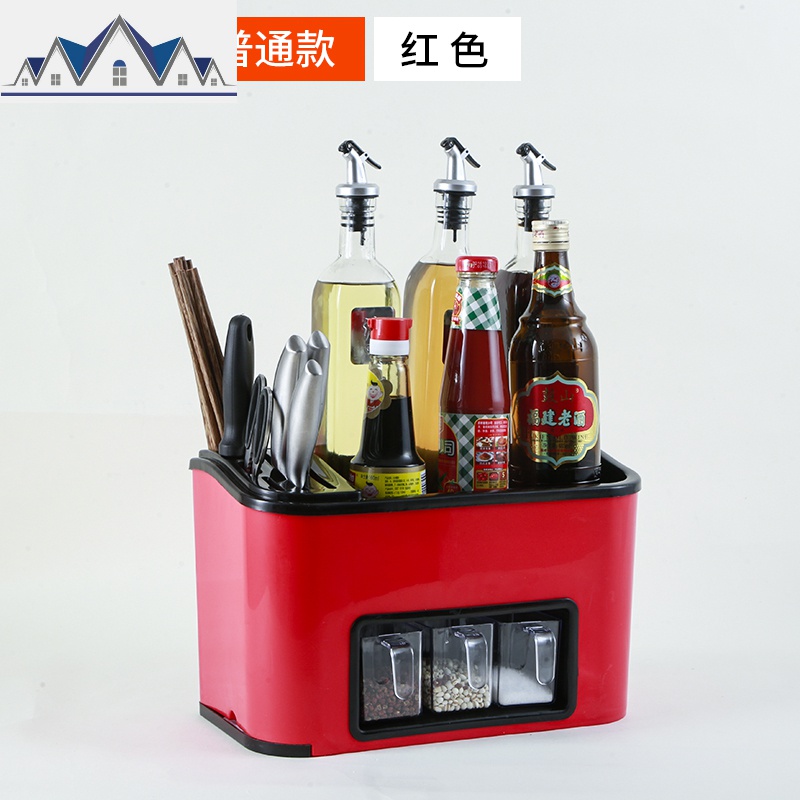调料盒套装厨房用品家用多功能收纳盒盐罐调味瓶佐料置物架 三维工匠高清大图