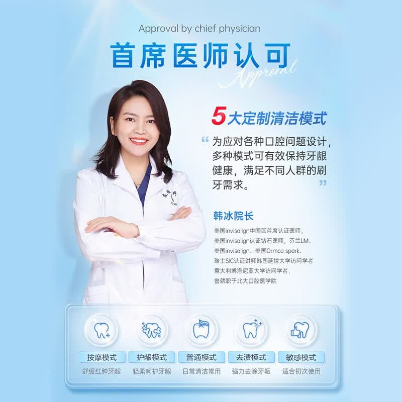 松下(Panasonic)电动牙刷 EW-DC01-W(单位:台)高清大图