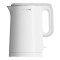 九阳 家用大容量烧水壶304不锈钢无缝内胆一键烧水自动断电双层防烫电热水壶 K15FD-W6111 白1.5L