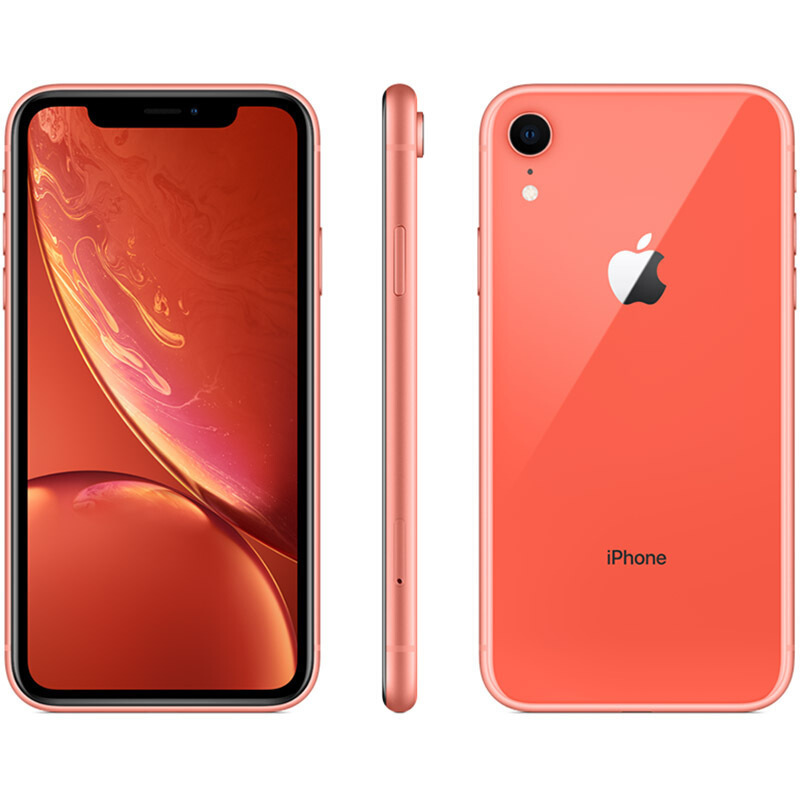 [无锁未激活]Apple/苹果 iPhone XR 美版 移动联通电信全网通4G 智能手机 128GB 珊瑚色 裸机