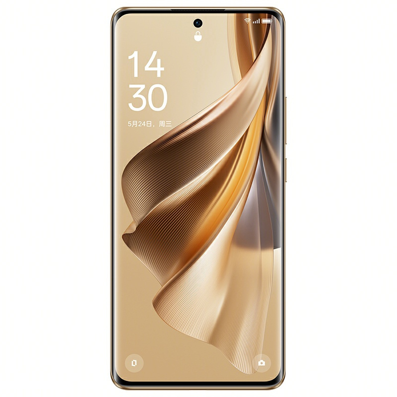 OPPO Reno10 灿烂金 8GB+256GB 5G手机 120Hz OLED 超清曲面屏 超光影长焦镜头 6400 万水光人像镜头 全网通手机