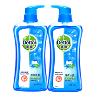 滴露(Dettol) 健康沐浴露薄荷冰爽935克+935克持久留香家庭装男女学生通用量贩装滋润清爽沐浴乳液