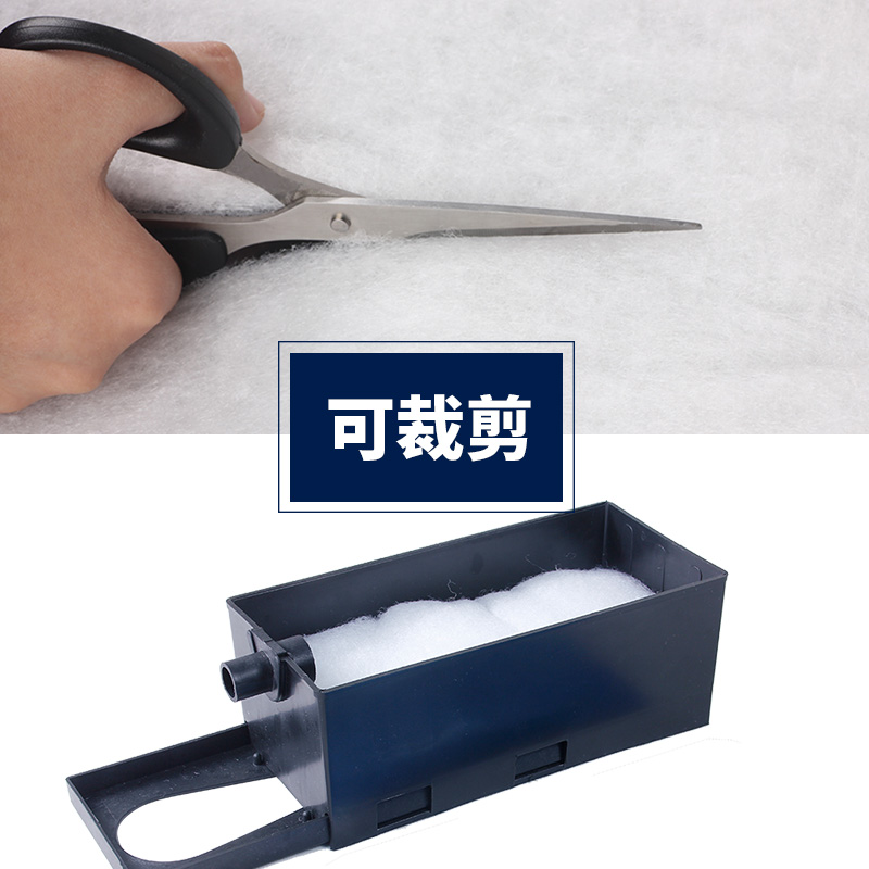 鱼缸过滤棉加厚高密度净水十二合一滤材生化棉过滤器细菌屋活性炭高清大图