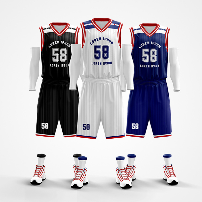 蒙企智品篮球团体训练服套装Y-DB29高清大图