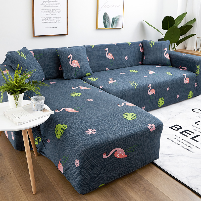 弹力懒人沙发套罩通用型全包萬能套简约布艺沙发垫全盖布 銮金 S码(沙发长度90-140cm适用)一般适合单人位高清大图